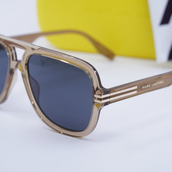 Marc Jacobs MARC 637/S 0HAM IR Square Sunglasses - Transparent Champagne - Picture 8 of 9